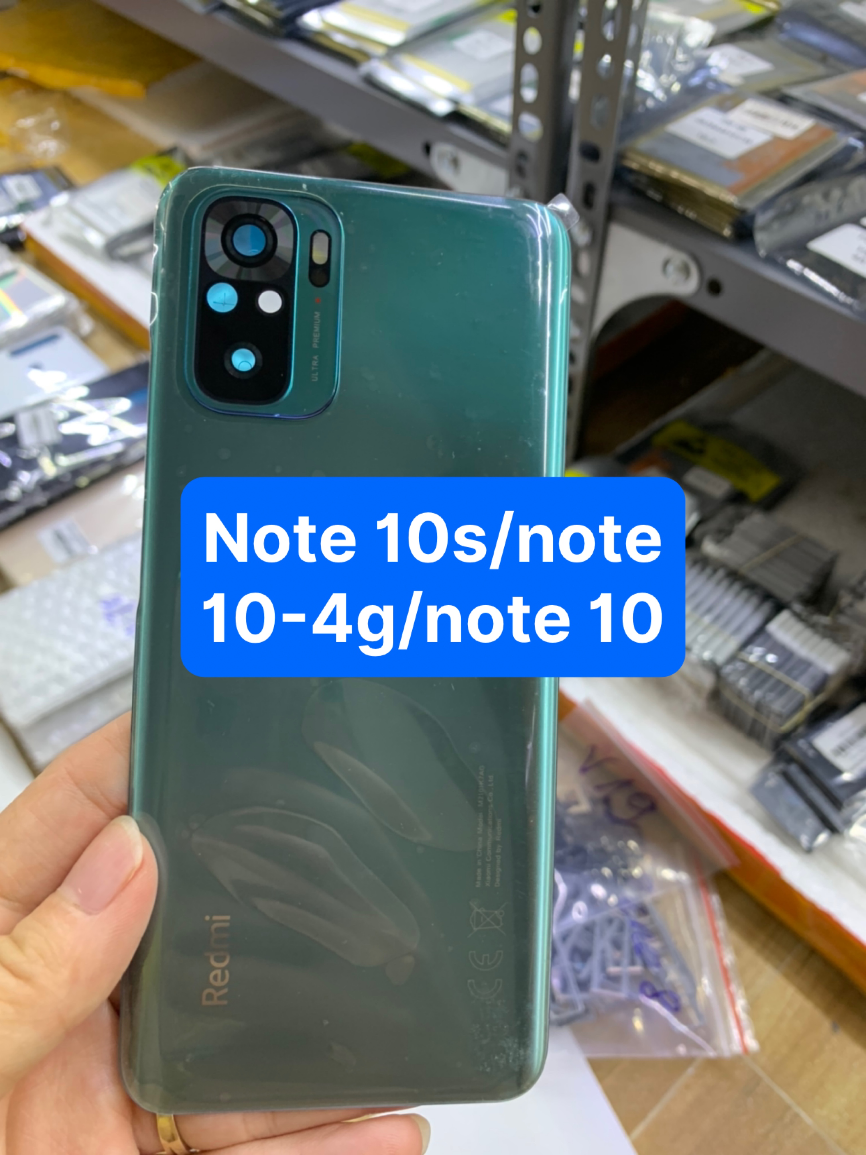 Lưng kèm kính camera zin mới điện thoại xiaomi redmi note 10/ note 10s/ note 10-4g