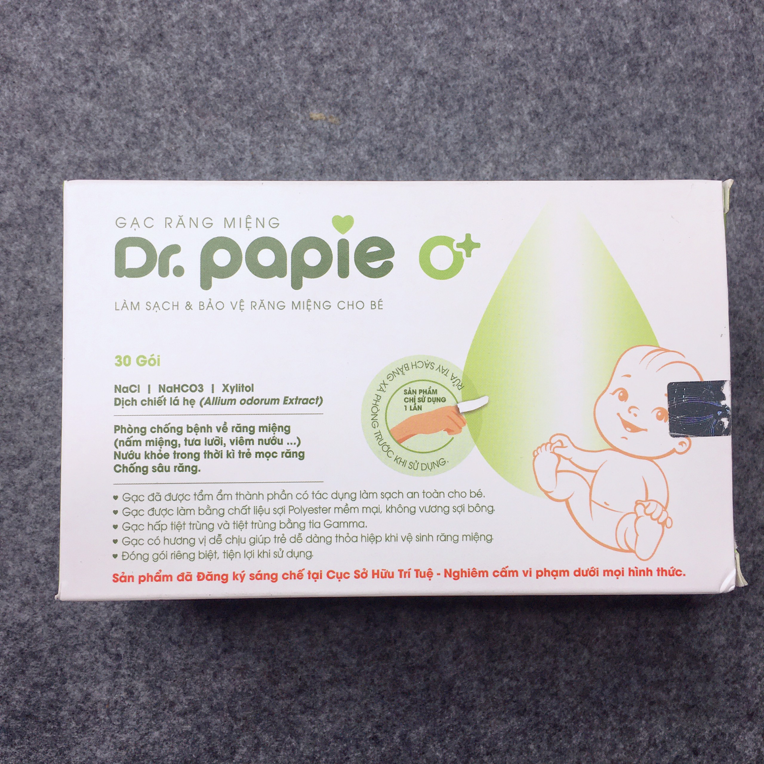 Gạc rơ lưỡi DR.PAPIE