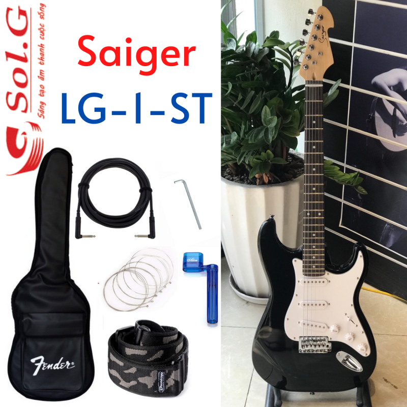 Đàn guitar Điện Biểu Diễn Saiger LG-1-ST + Bộ Phụ Kiện