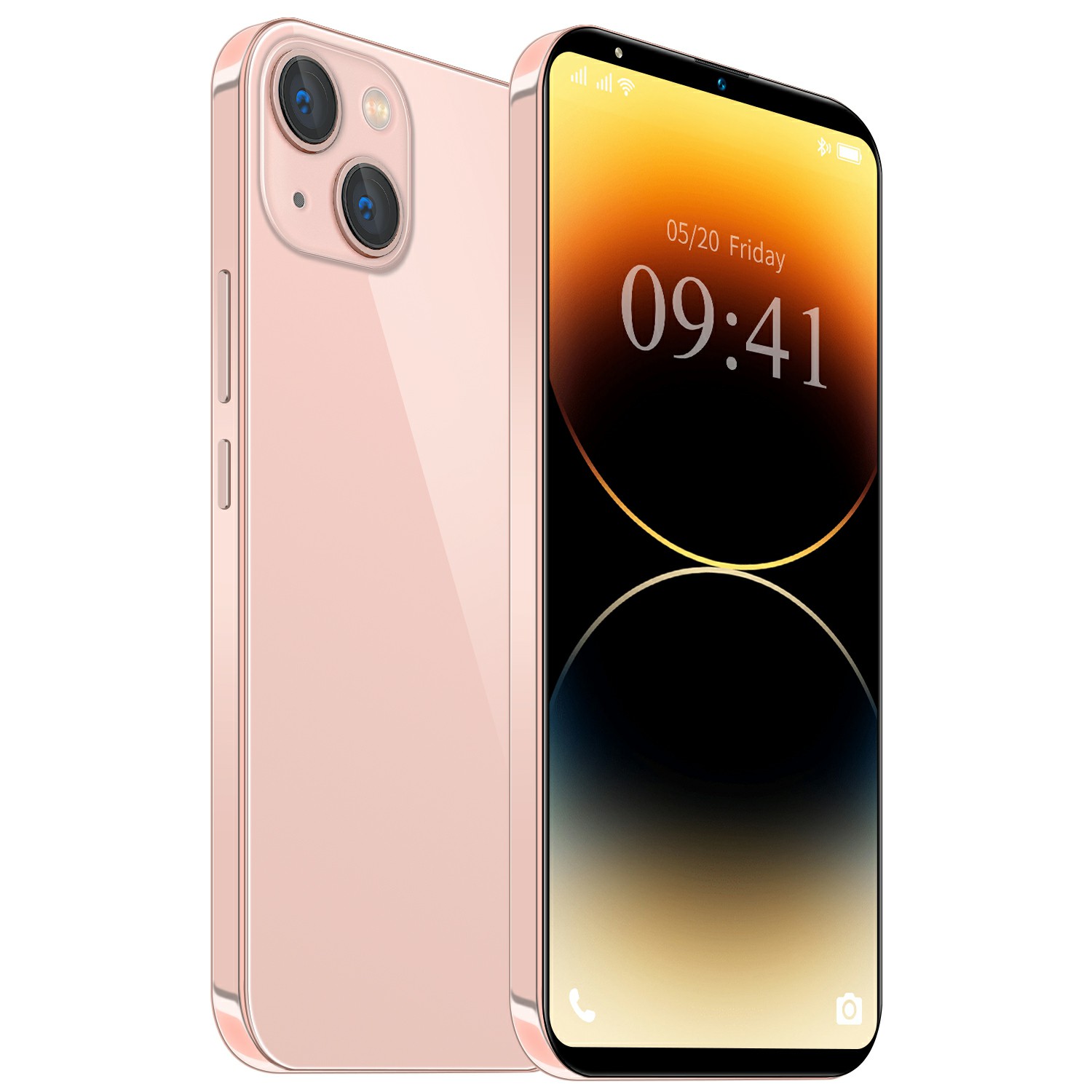 Cheap School, AI phôn I14 plus affordable phone Full HD 6.2 inch ram Android phone camera battery 4200mAh call play game watching TV smart phone china phone