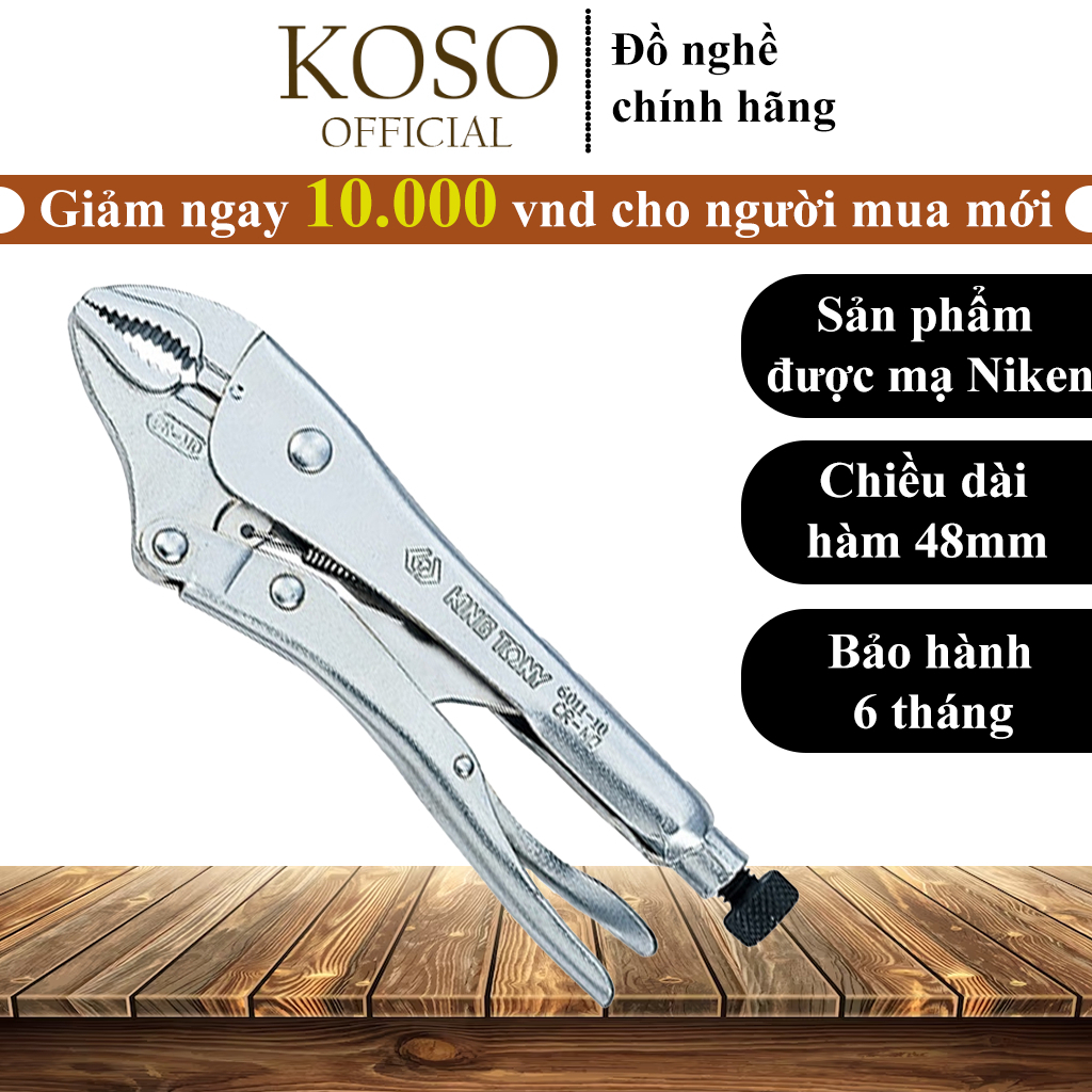 Kìm chết 10” hàng kingtony chính hãng koso
