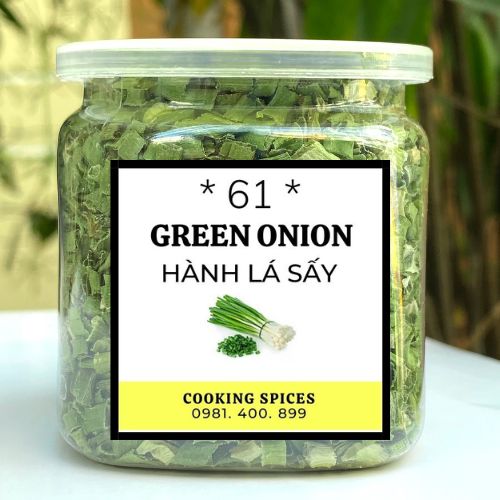 Hành Lá Sấy Lạnh, lá gia vị sấy khô ( Green Onion ) loại 1