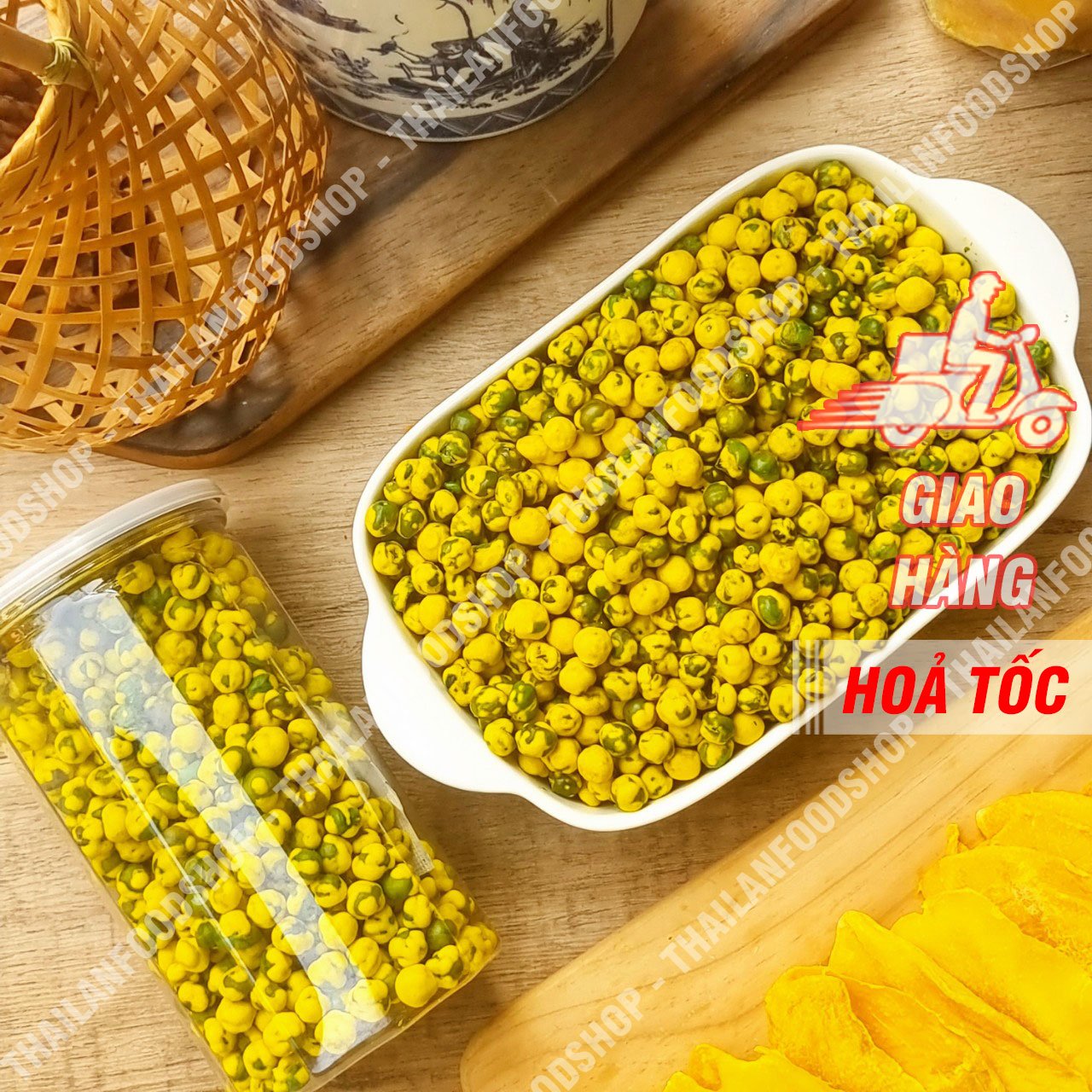 Đậu Hà Lan Sầu Riêng Lon 300gr