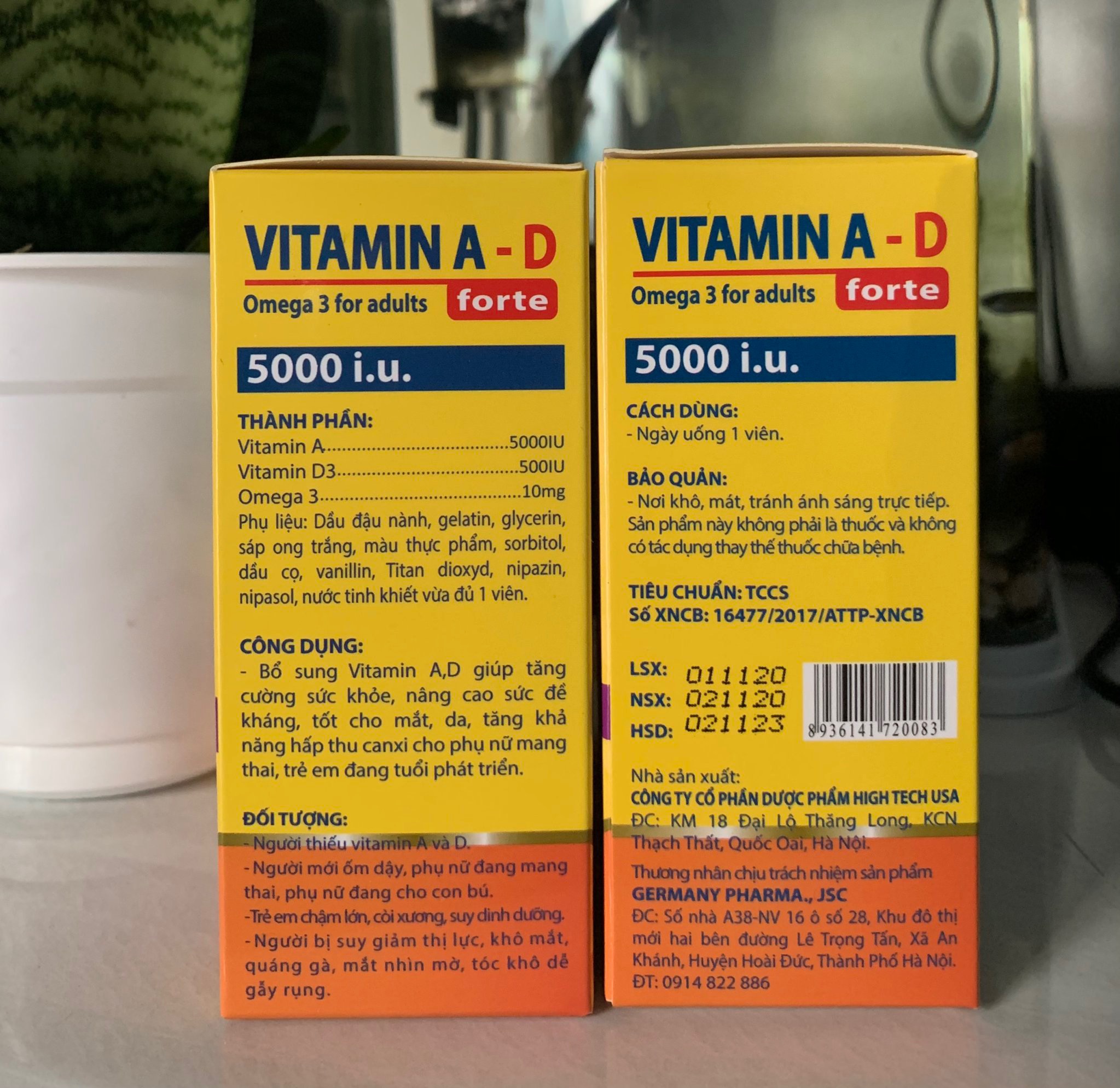 Vitamin A D đẹp da, sáng da, mờ thâm, chống lão hoá