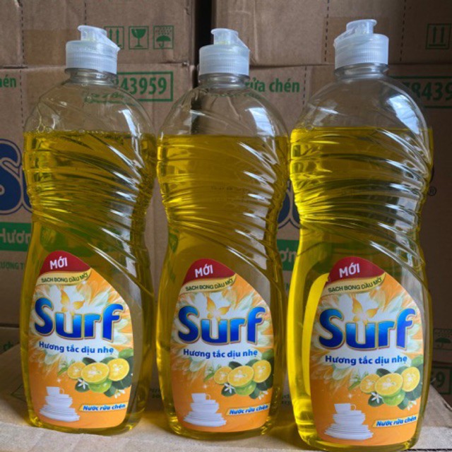 Nước Rửa Chén Surf hương tắc 750g