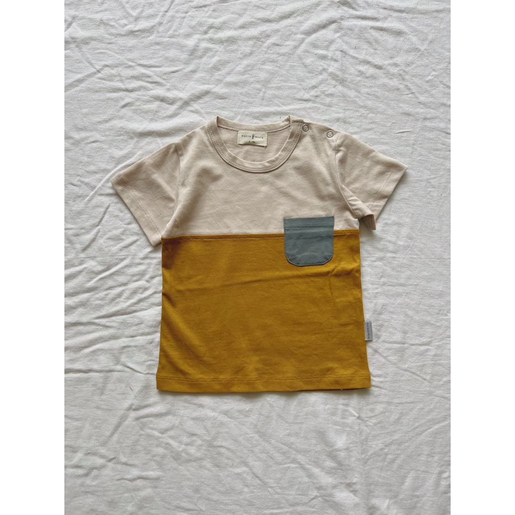 Color Block T-Shirt Macro & Micro (Áo Phông Ngắn Tay Ba Màu)
