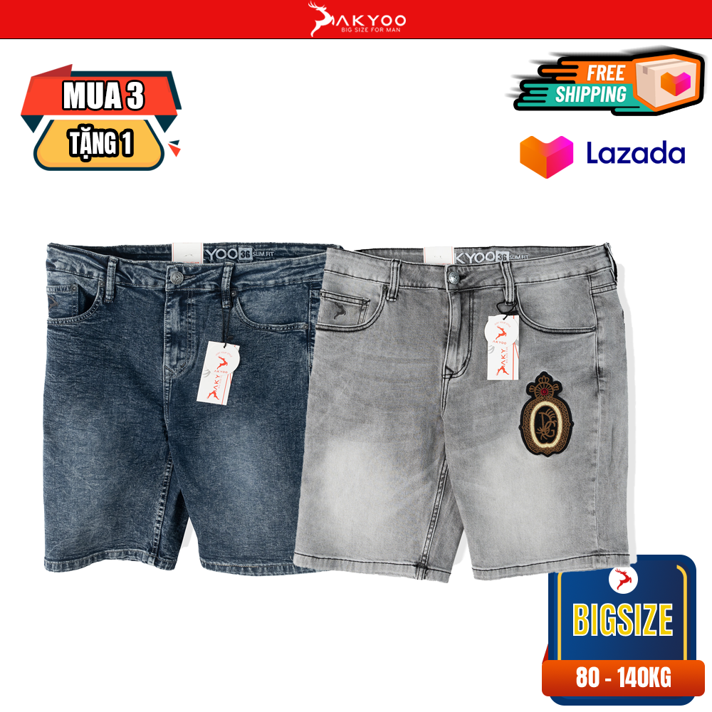 Quần Short Jean Màu Xanh, Tiêu Xám Dành&hellip;