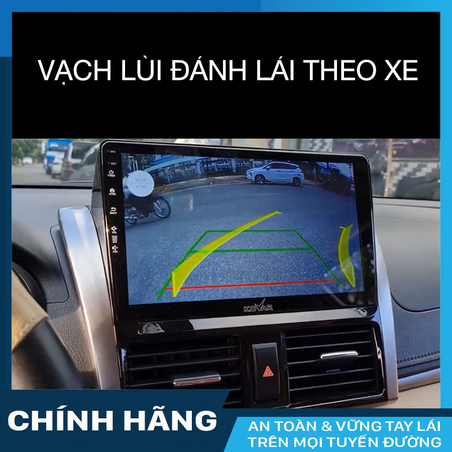 Camera lùi AHD F5 siêu nét 1080P đánh lái theo xe