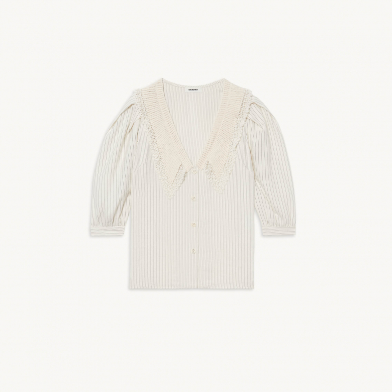 Áo sơ mi linen kẻ