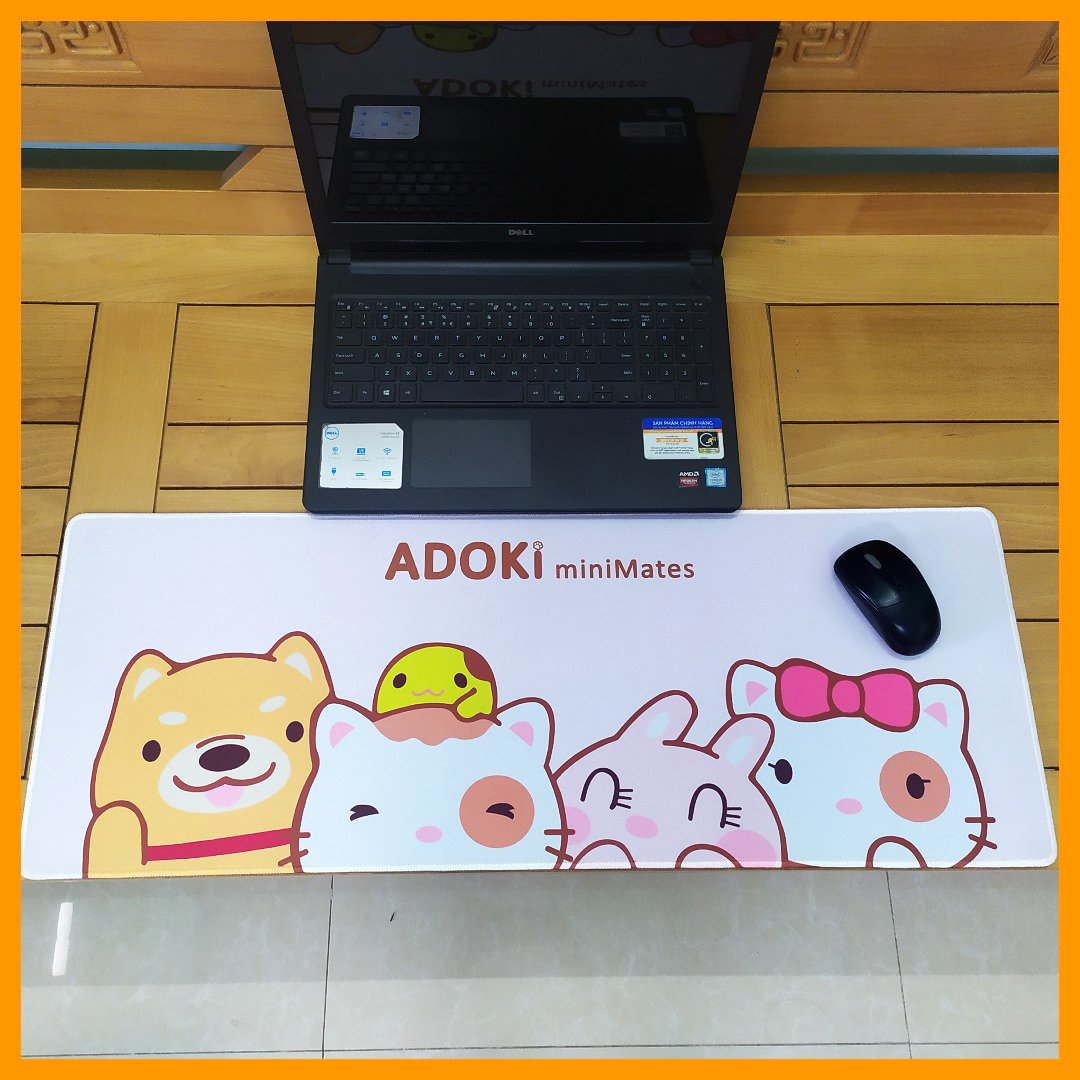 [HCM]Lót chuột khổ lớn bàn di chuột đế lót chuột gaming 300x800/400x900 [Cute dễ thương]