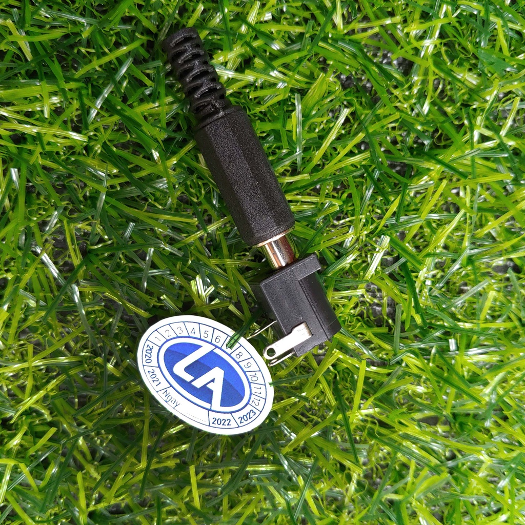 Chân jack DC đầu jack nối dây điện nguồn đực cái (giá1 cái)