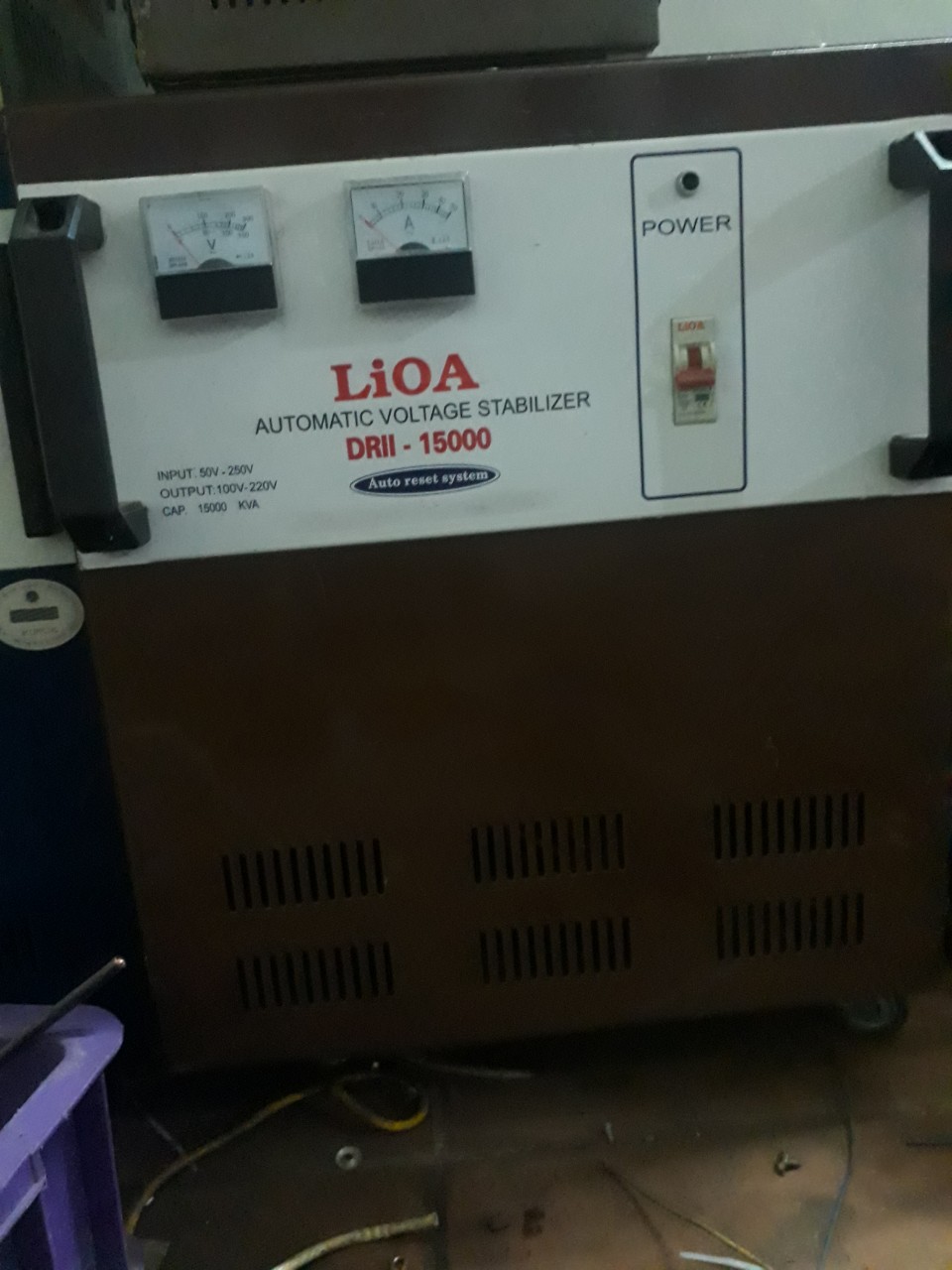 LIOA 10KW GIẢI 50-250V. HÀNG  cũ