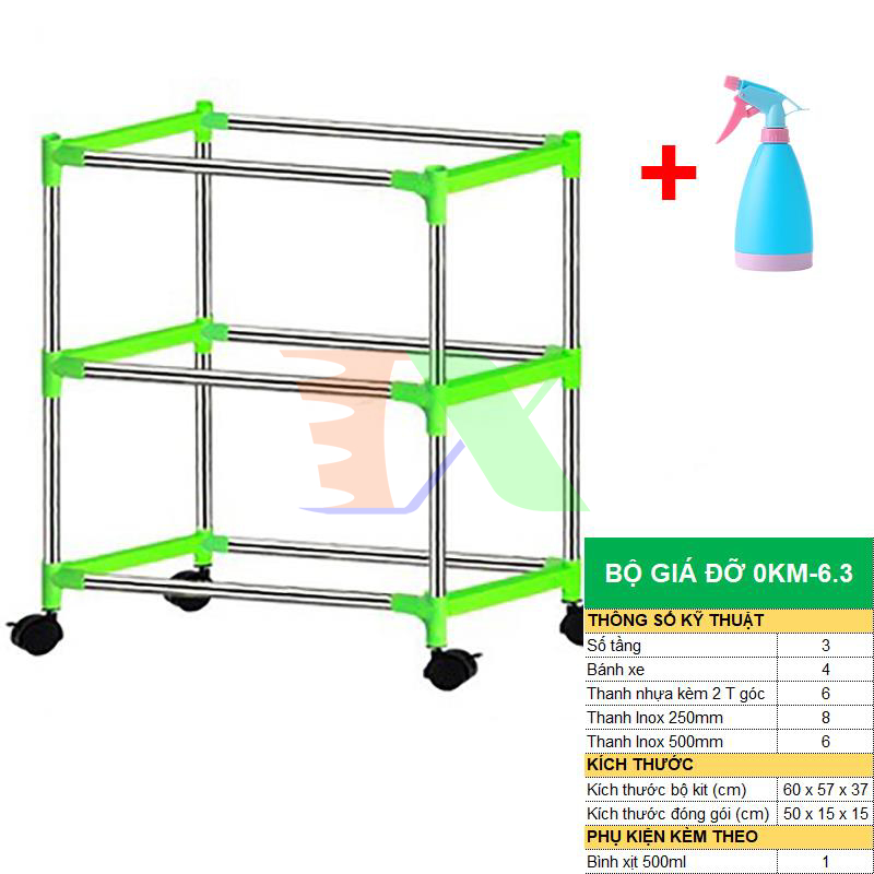 Set bracket tray planting vegetables hydroponic sprout 0km, include bracket, spray bottle