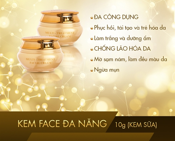 Kem FACE Đa Năng Tinh Chất Vàng – Nhân Sâm Hawon (Kem sữa)