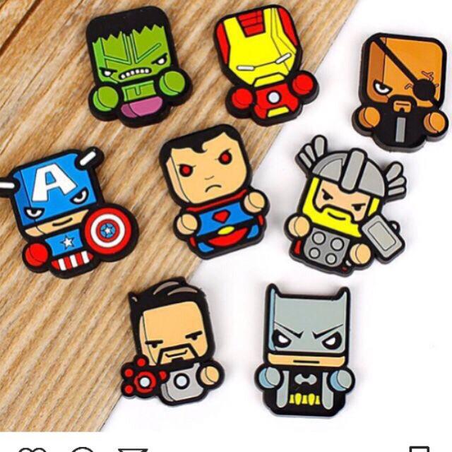 Combo 5 Stick/Stickers/jibbitz Gắn Dép Sục Cute