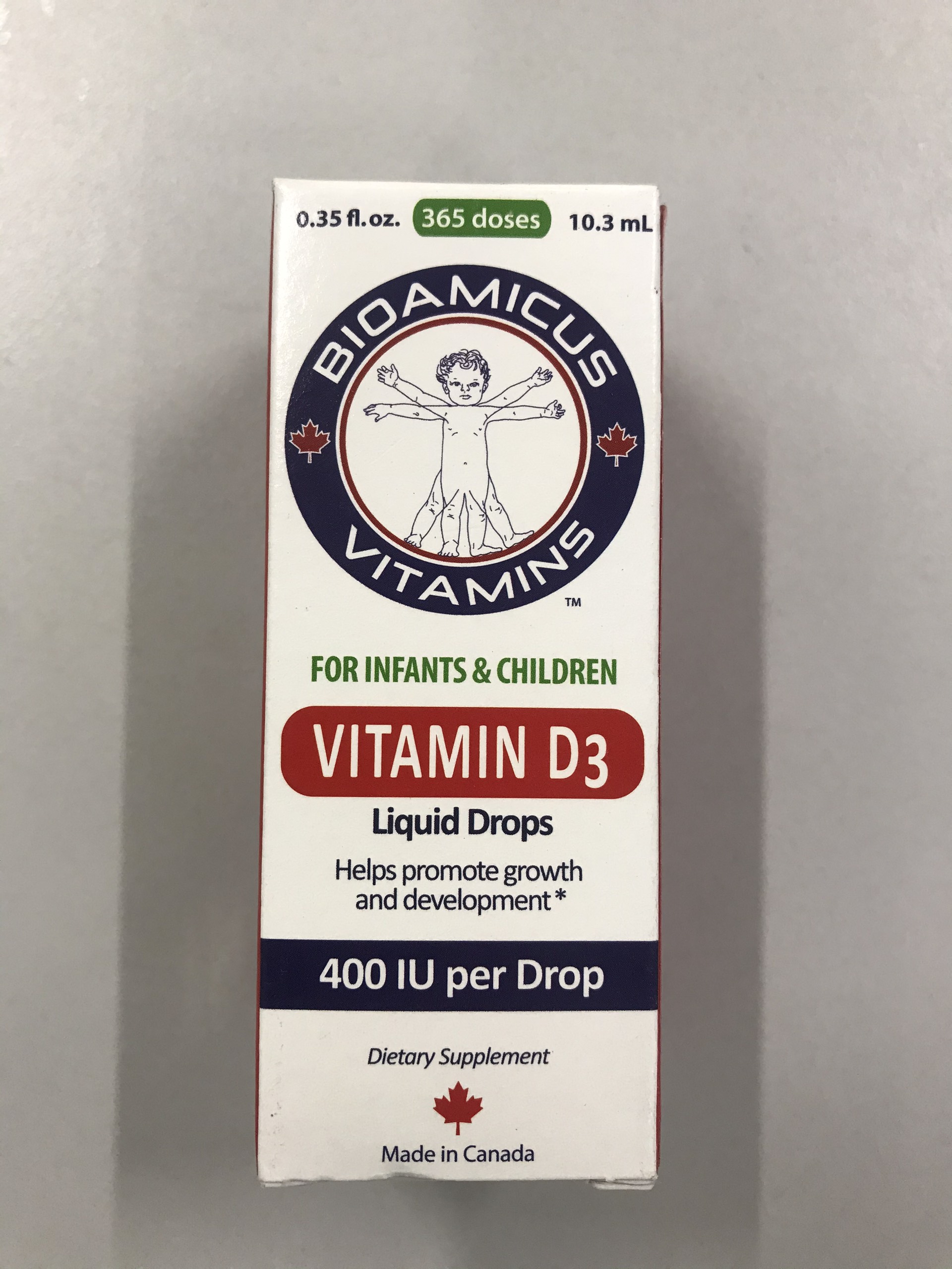 BIOAMICUS VITAMIN D3 - BỔ SUNG VITAMIN D3 CHO TRẺ - ICARE