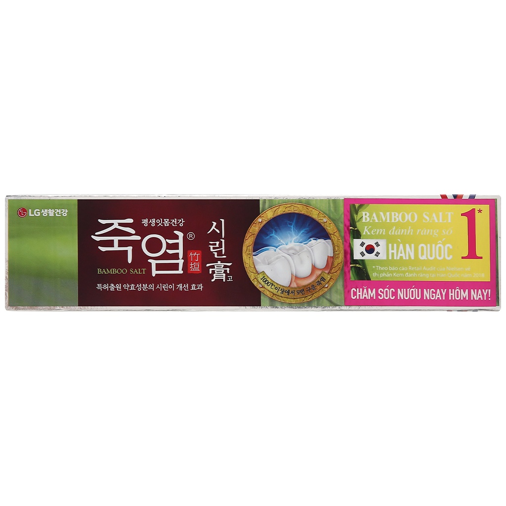 KEM ĐÁNH RĂNG BAMBOO SALT Ê BUỐT 140G