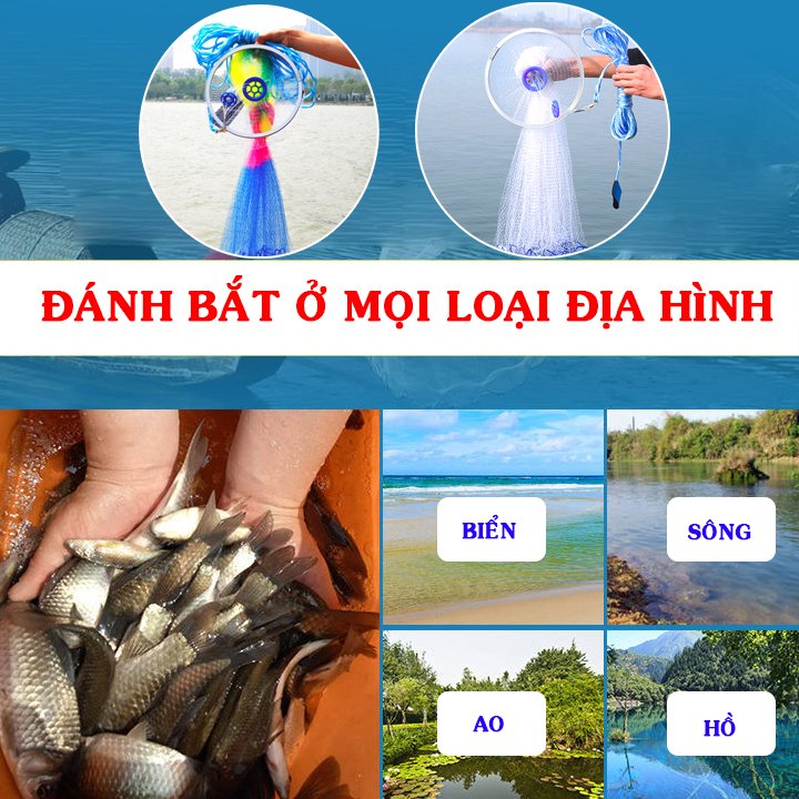 Chài Đánh Cá Chài Cước Thái Lan 3 mét