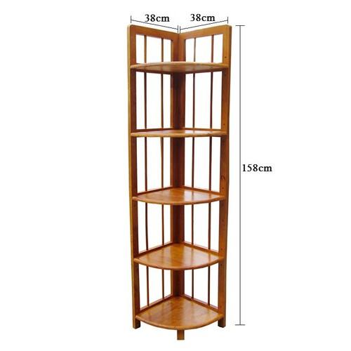 kệ góc 5 tầng bằng gỗ