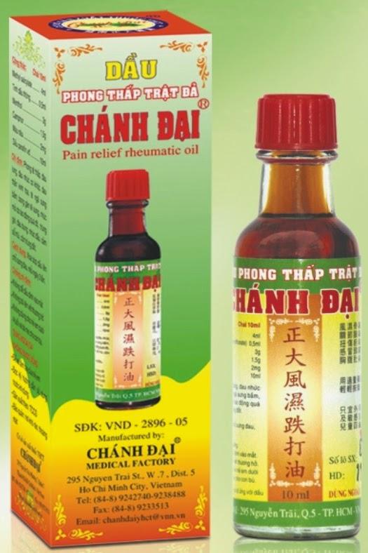 Dầu phong thấp trật đả Chánh Đại 50ml