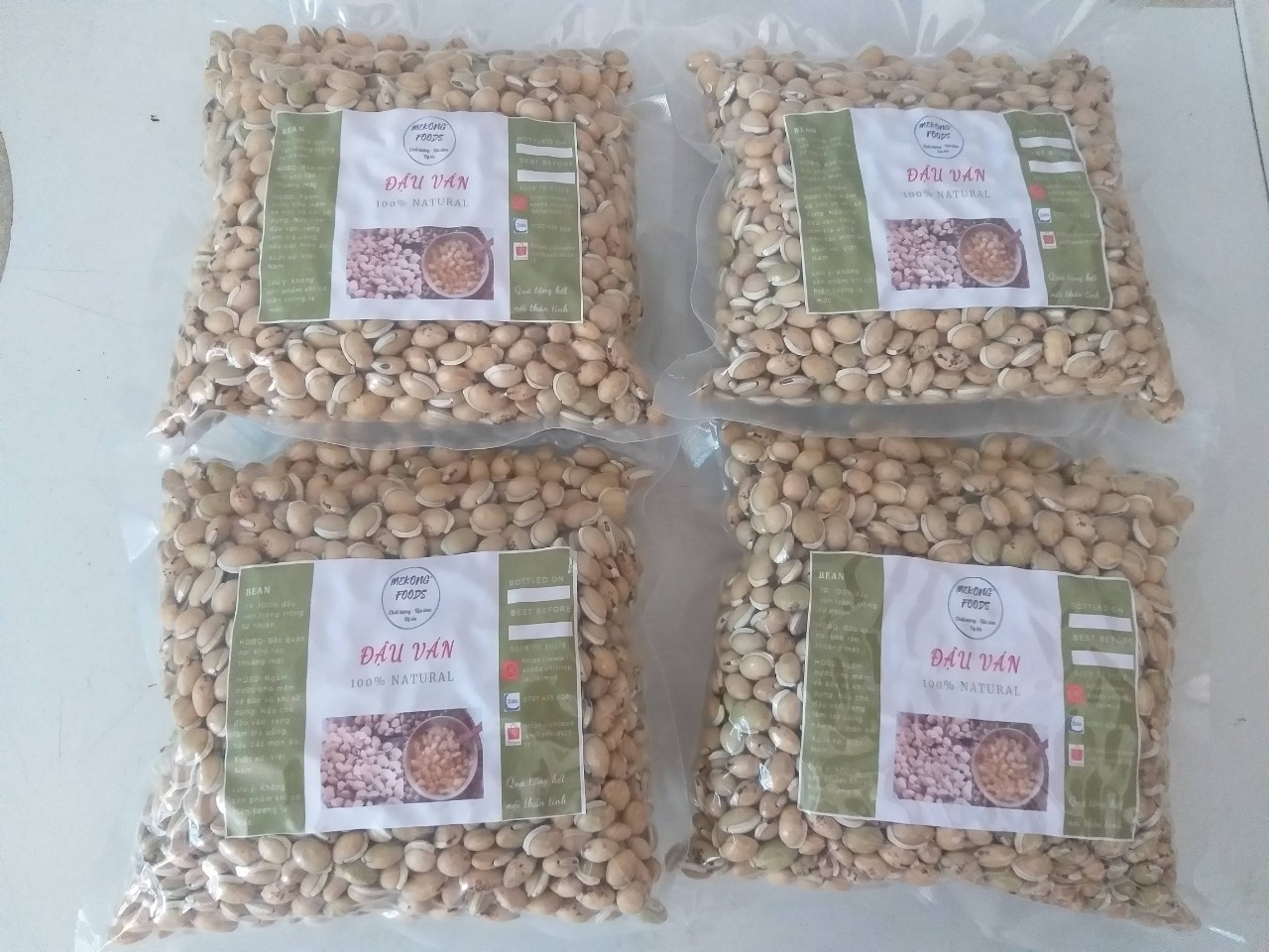 1kg Đậu Ván Khô nấu chè