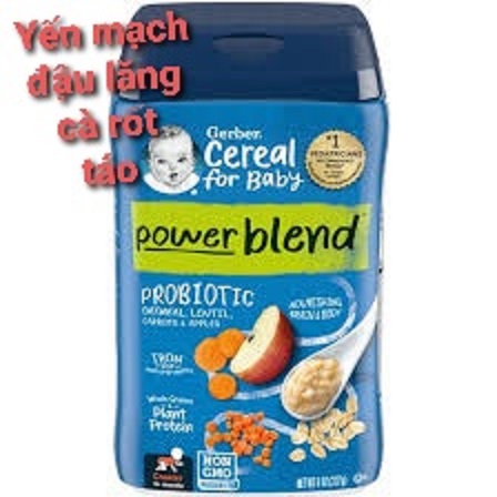 (Nhập Mỹ - Date 31/08/2024) Bột ăn dặm Gerber Baby Cereal 227g