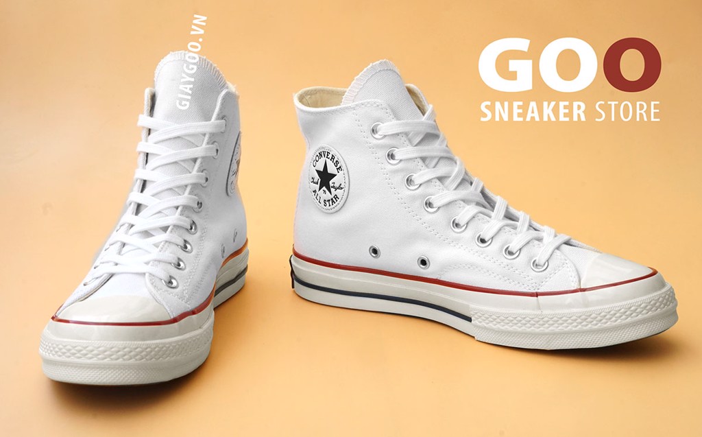 [ HÀNGREP ] Giày Sneaker Converse 1970s Trắng Cao Cổ