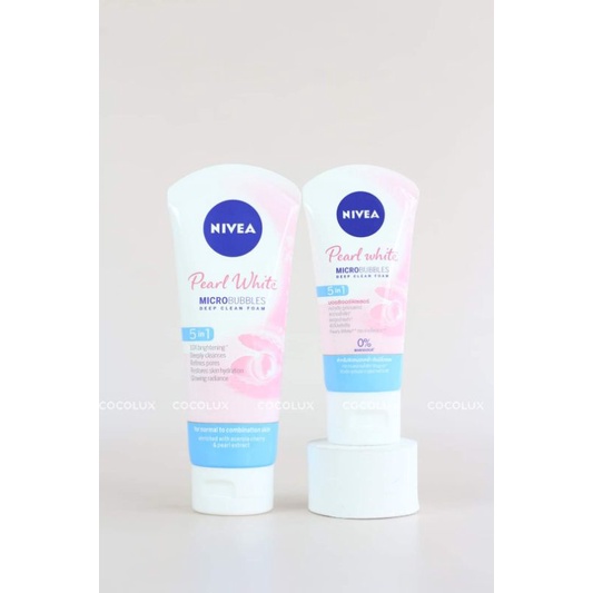 Sữa Rửa Mặt Nivea Pearl Whitening