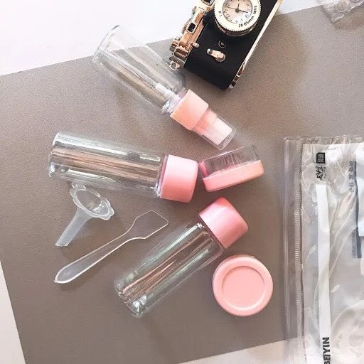 [Hoàn tiền 10%] 💋 💋 💋  Bộ Chiết Mỹ Phẩm Du Lịch - Tiện Ít 💋 💋 💋