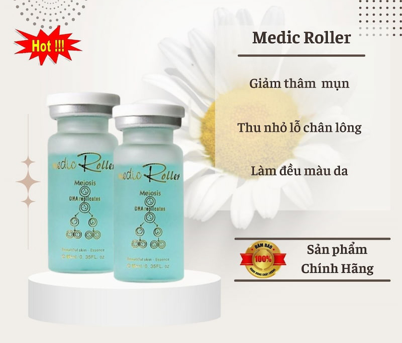 Serum t rị thâm nám, sáng da Medic Roller 10ml