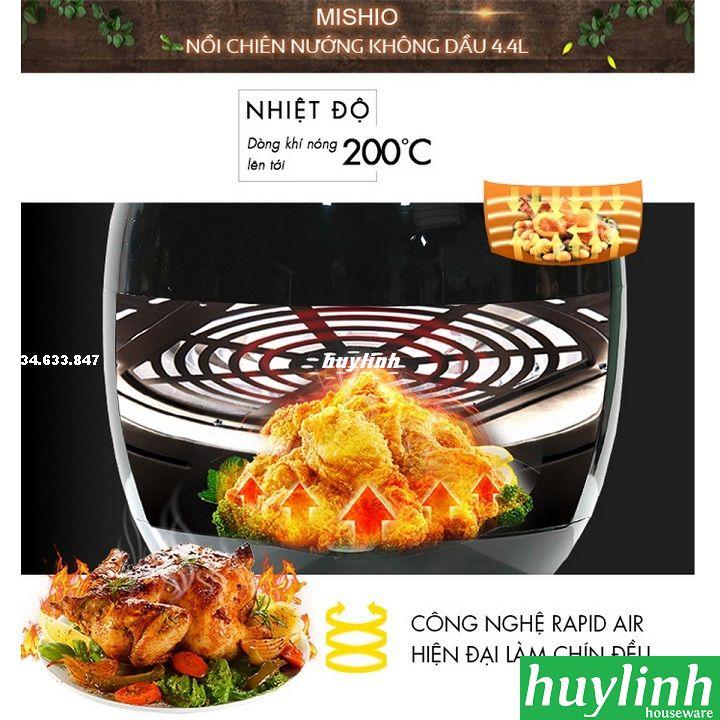 [HCM]Nồi chiên không dầu Mishio MK41 - 4.4 lít