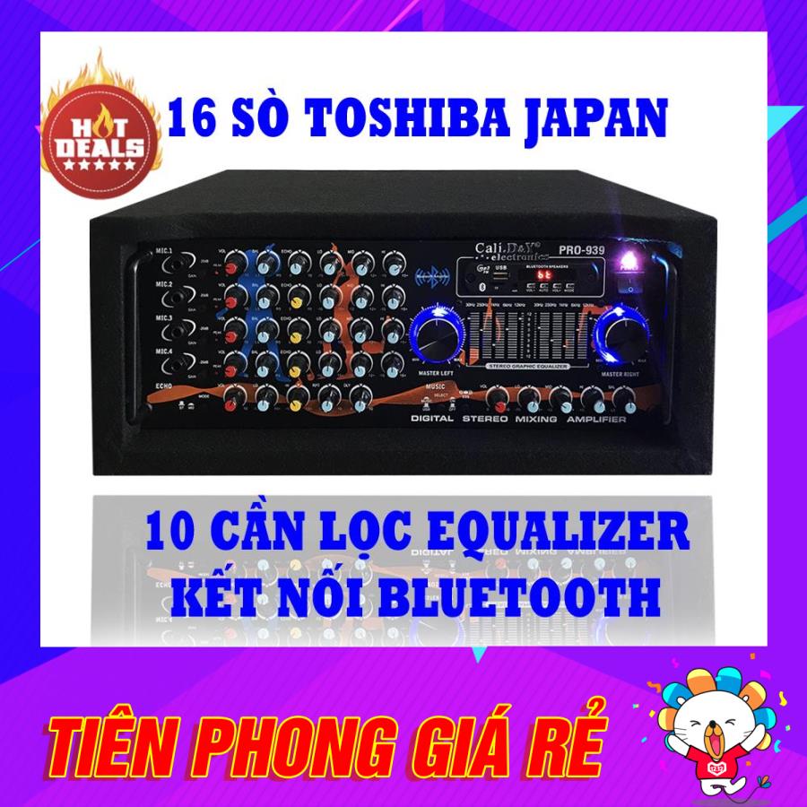 >> BÁO GIÁ AMPLY USB BLUETOOTH KARAOKE NGHE NHẠC CALI.D | Shopee Lazada Sendo Tiki mới nhất 78 Ampli 16 sò Toshiba, Amply nghe nhạc, Âm Ly BLUETOOTH Cali.D&Y PRO-939 ( Tặng dây AV kết nối )