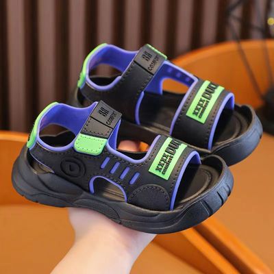 Dép sandal bé trai chống trơn trượt đi học đi mưa đẹp 2024