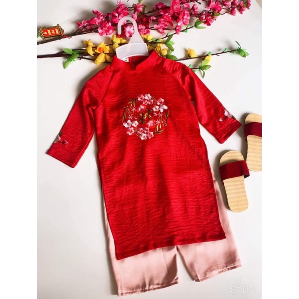 🥰 Sét áo dài cách tân mẹ bé đẹp sang ( Cam kết ảnh thật 100%)