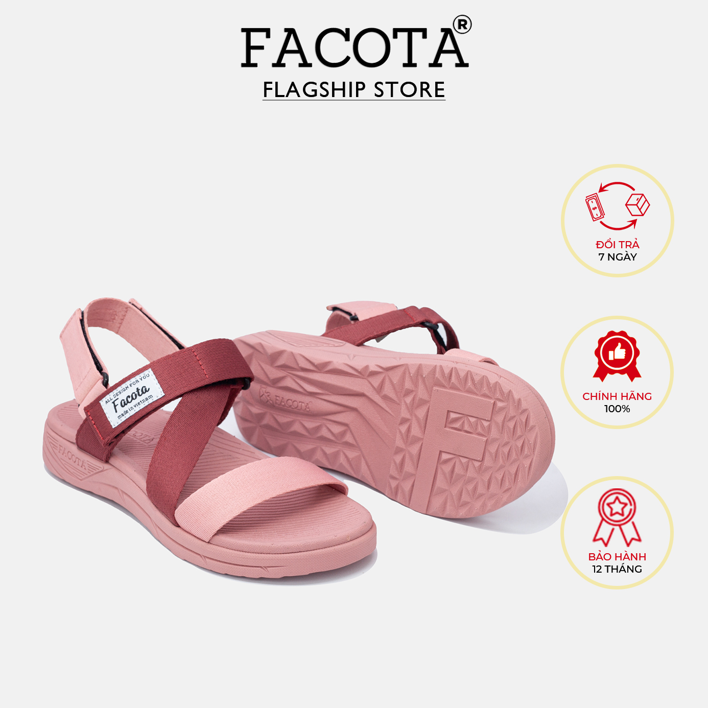 Giày Sandal Nữ thể thao Facota V3-SORENTO NN08-bảo hành 365 ngày