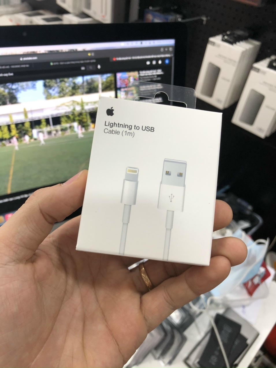 [HCM]Sạc iphone zin chính hãng 5 5s 6 6s 7 7plus
