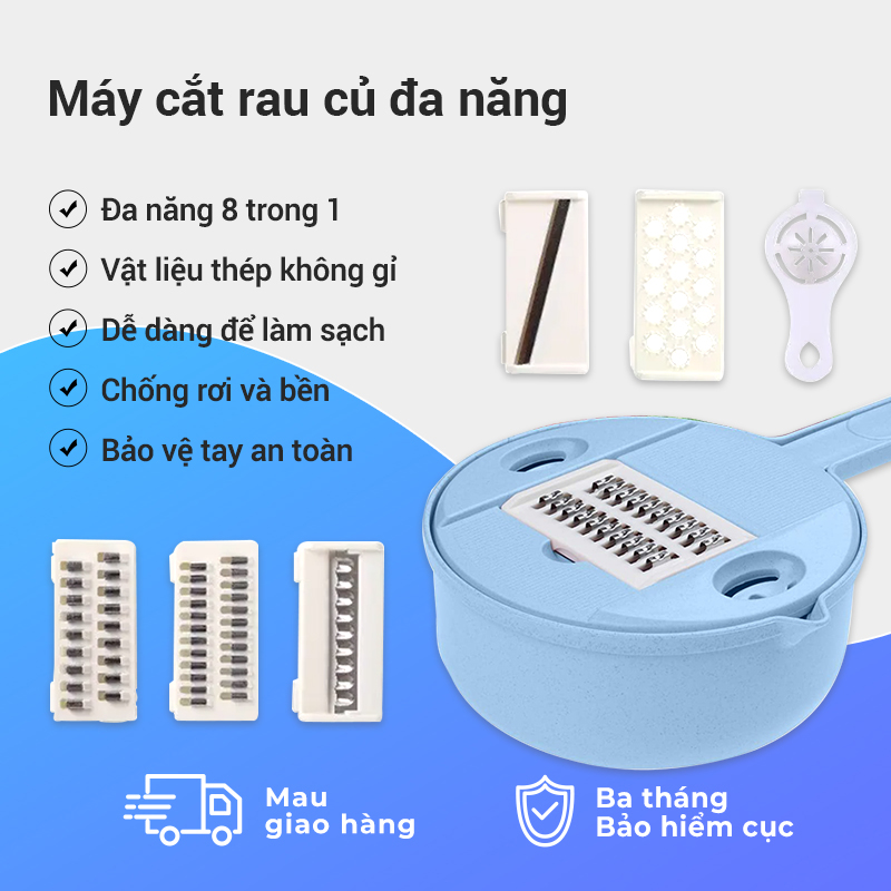 Tooling planed shredded radish fruit multifunction 8 in 1