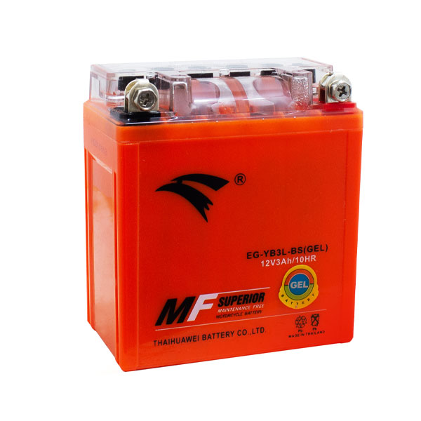 [HCM]Bình ắc quy xe máy Eagle EG-YB3L-BS (Gel) (12V-3Ah)