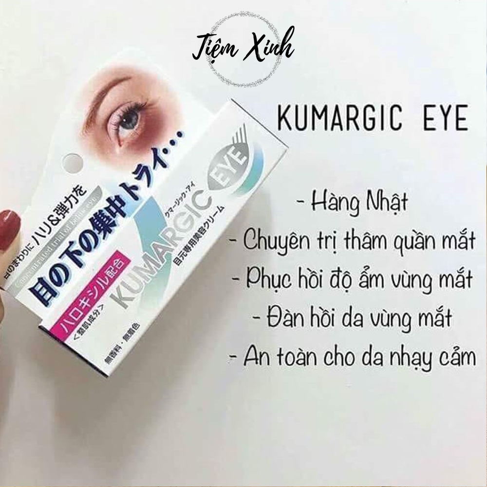 Kem Trị Thâm Mắt Kumargic Eye Nhật Bản 20g