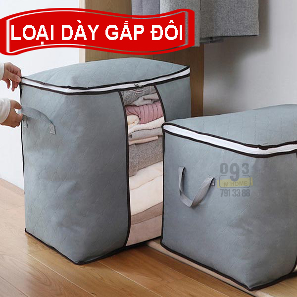 Storage Bag Clothes Blanket Pillow Box Clothing Sweater Box Pouch Holder Organizer