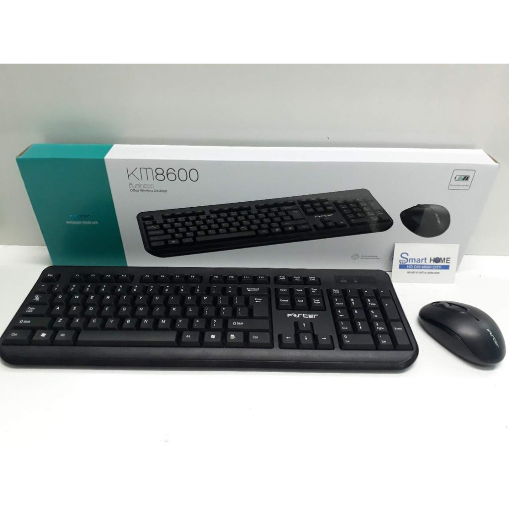 Bàn Phím Chuột Không Dây Forter Km8200
