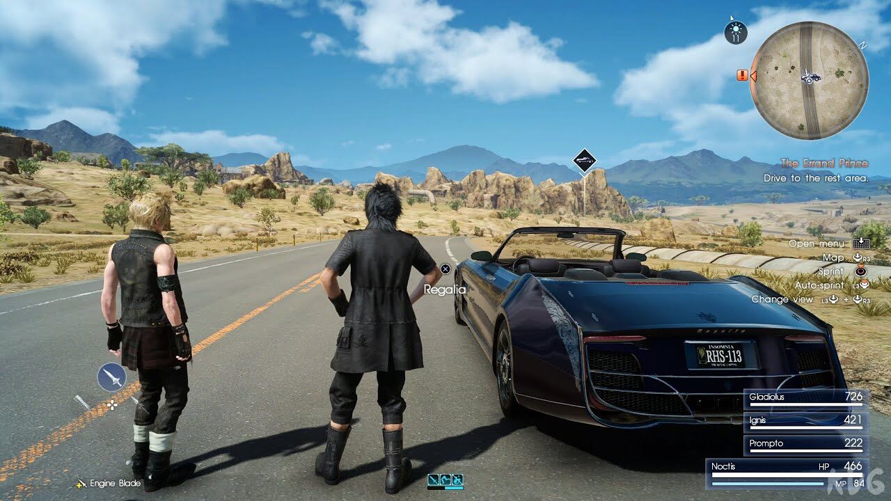 Đĩa chơi game PS4: Final Fantasy XV