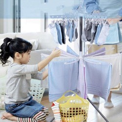 Cây phơi quần áo tròn 3 tầng đa năng