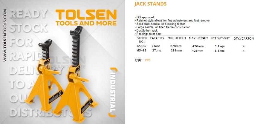 BỘ 2 CON ĐỘI ĐỨNG 3 TẤN TOLSEN 65483