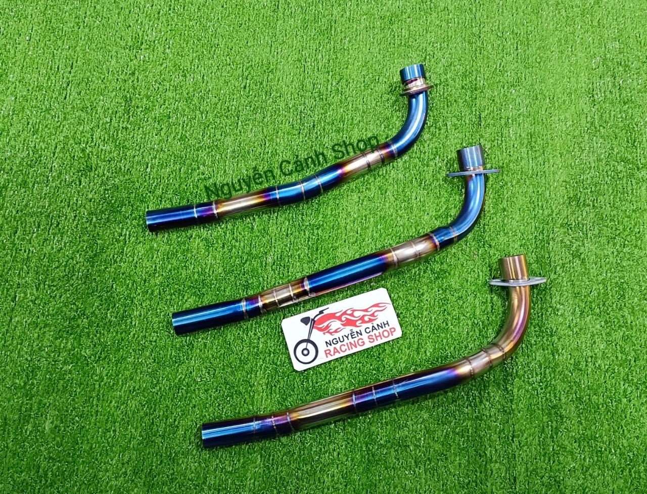 Cổ pô titan 27mm-Wave blade- wave A110