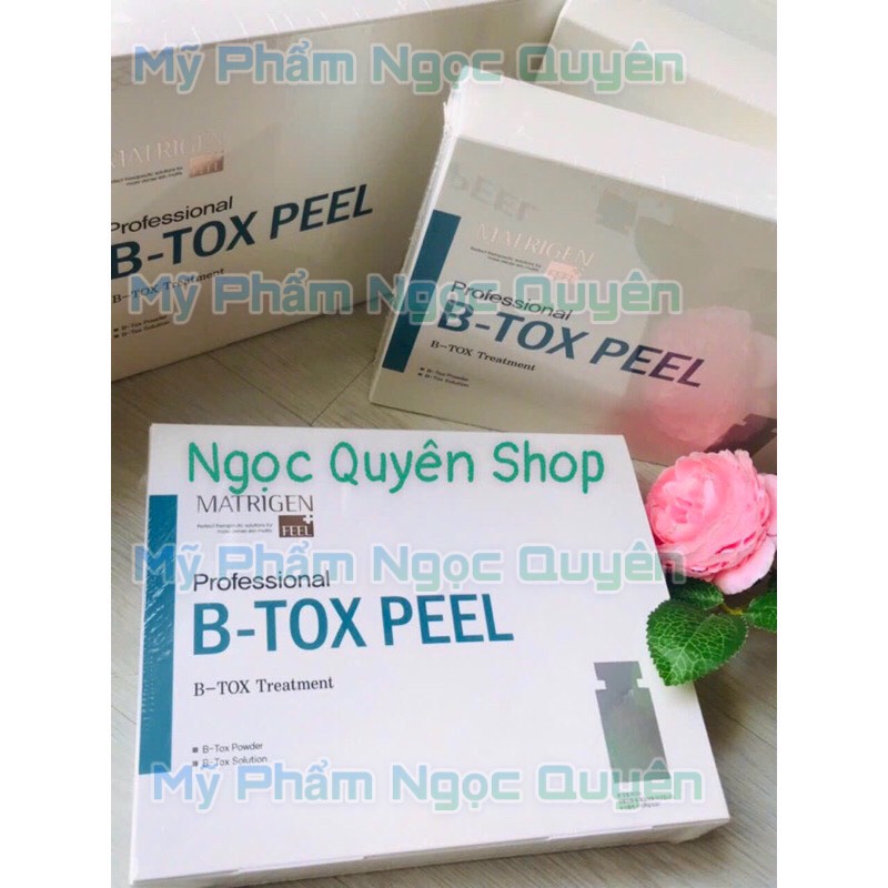 Thay da sinh học peel da vi kim tảo biển b tox peel matrigen hàn quốc