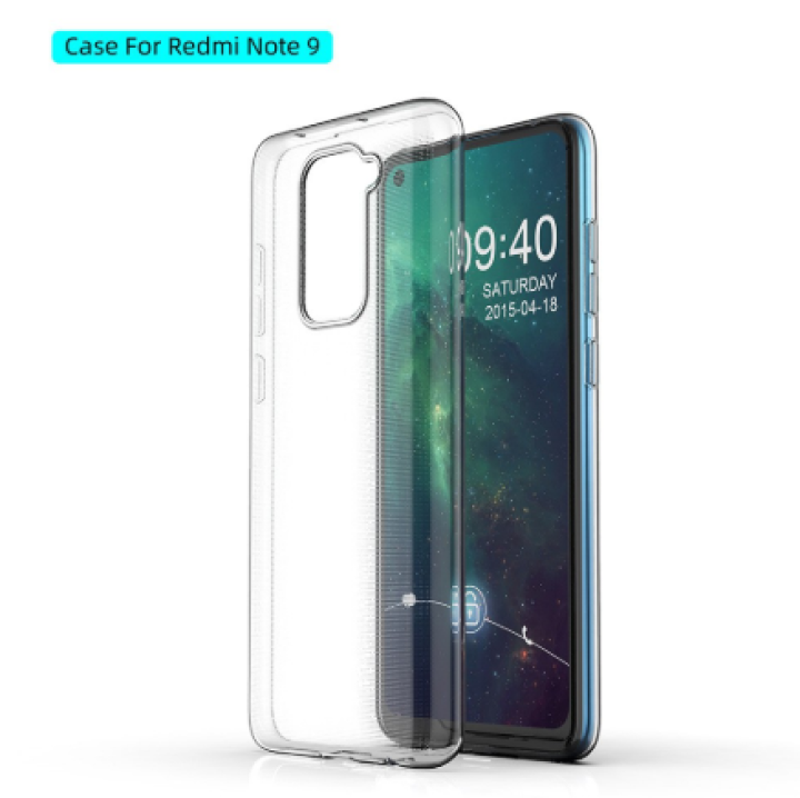 Ốp Lưng Silicon Trong Suốt Cho Xiaomi Redmi Note 9