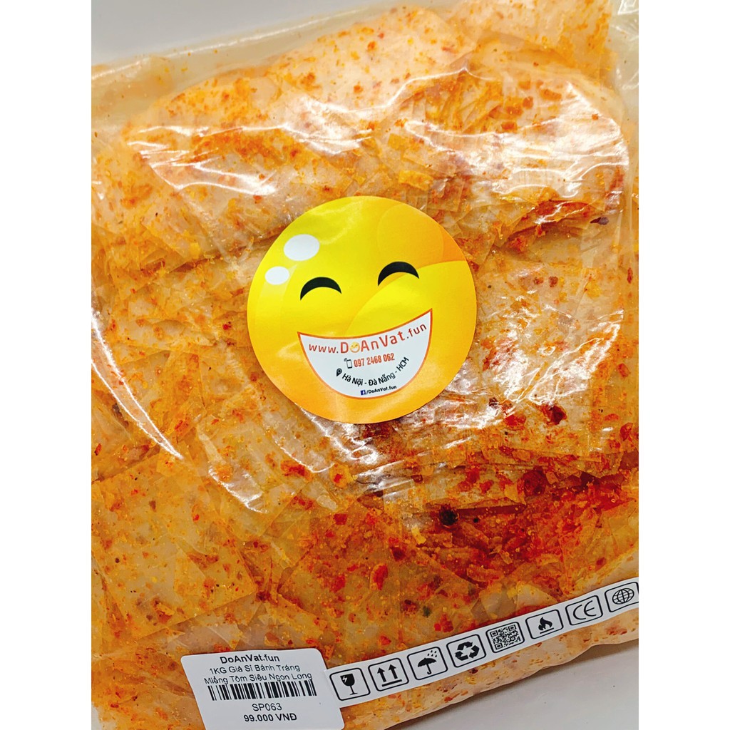 [HCM]1KG Giá Sỉ Bánh Tráng Miếng Tôm Siêu Ngon