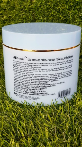 [HCM]Kem Massage trái cây Aroma trắng da 480g