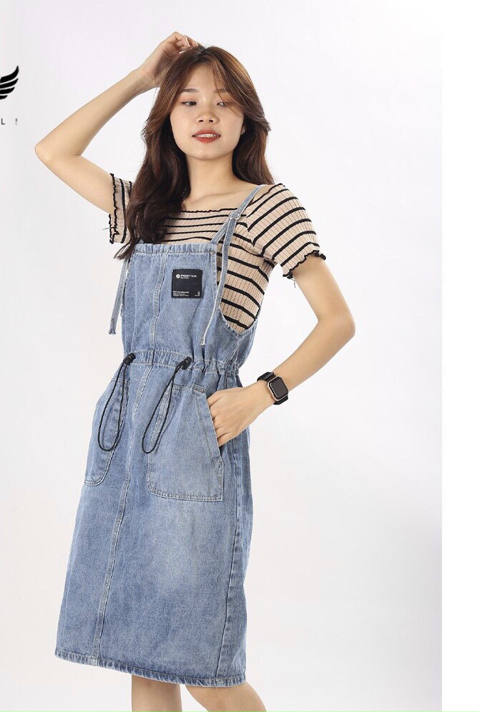 [HCM]YẾM VÁY JEAN NỮ LỬNG YẾM JEAN NỮ CHẤT BÒ THỜI TRANG CAO CẤP GONSHOP89 MSYL02